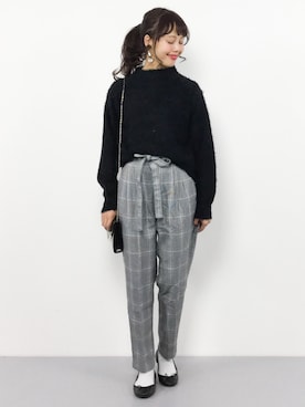 内山陽菜さん(レディース・149cm)の冬コーディネート