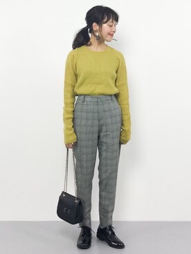「CLEARIMPRESSION （クリアインプレッション）のアイテム」を使った、内山陽菜さん（レディース・149cm）の冬コーディネート