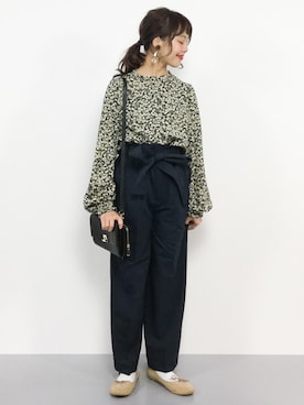 内山陽菜さん(レディース・149cm)の冬コーディネート