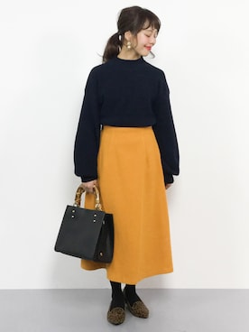 「ZOZO新春セール開催中です！」｜内山陽菜さん（レディース・149cm）の冬コーディネート