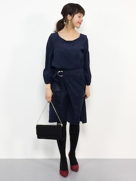 「ZOZO新春セール開催中です！」｜内山陽菜さん（レディース・149cm）の冬コーディネート