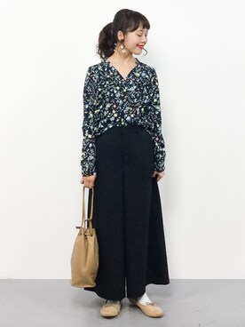 内山陽菜さん(レディース・149cm)の冬コーディネート