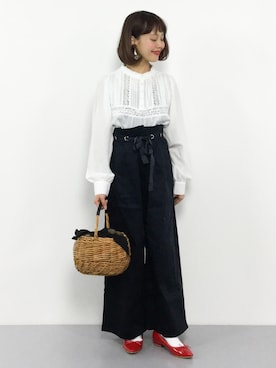 内山陽菜さん（レディース・149cm）の春コーディネート