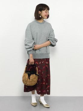 内山陽菜さん（レディース・149cm）の春コーディネート