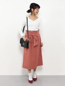 内山陽菜さん(レディース・149cm)の春コーディネート