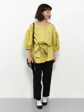 内山陽菜さん(レディース・149cm)の春コーディネート