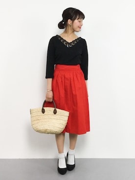 内山陽菜さんのコーディネート