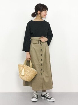 内山陽菜さんのコーディネート