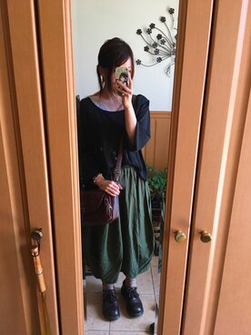 「ショッピング」｜「アイテム（キャミソール）」を使った、macchan☆彡.。さん（レディース・157cm）の春コーディネート