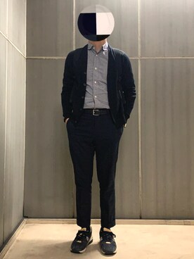 ニット セーターを使った オフィスカジュアル のメンズ人気ファッションコーディネート Wear