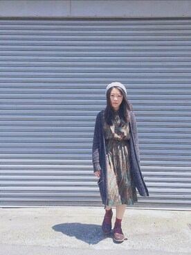 「ORIS（オリス）のアイテム（シューズ）」を使った、Ann8353さん（レディース・156cm）の春コーディネート