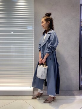 「CAST:（キャスト コロン）のアイテム（ジャケット/アウター）」を使った、arikaさん（レディース・159cm）の春コーディネート