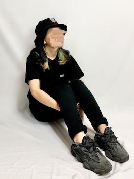 「アイテム（福袋/福箱、ブラック系）」を使った、🌷𝒚𝒖𝒖𝒓𝒊.🌷さん（レディース・150cm）の夏コーディネート