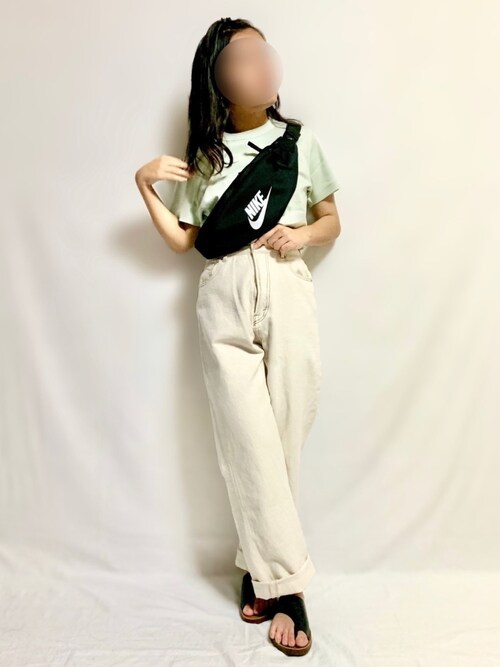 𝒚𝒖𝒖𝒓𝒊 ユニクロのtシャツ カットソーを使ったコーディネート Wear