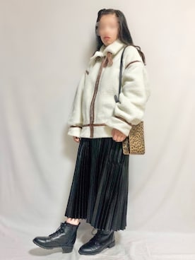 「PairPair（ペアペア）のアイテム（ブルゾン）」を使った、🌷𝒚𝒖𝒖𝒓𝒊.🌷さん（レディース・150cm）の秋コーディネート