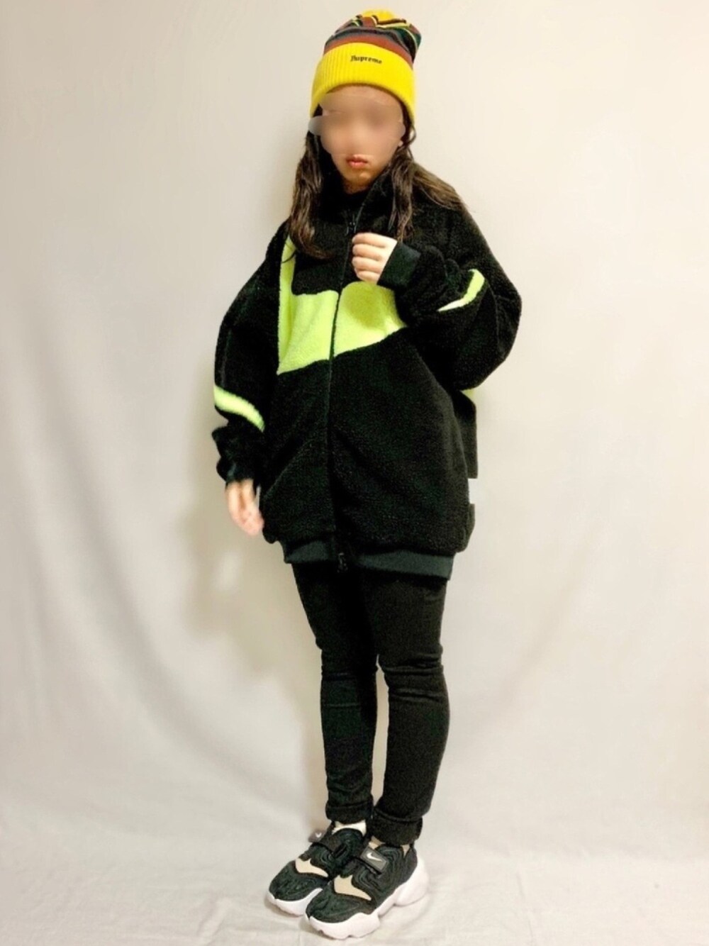 Supreme 蛍光イエローニット帽 Supreme のニットキャップ/ビーニー（イエロー系）を使った