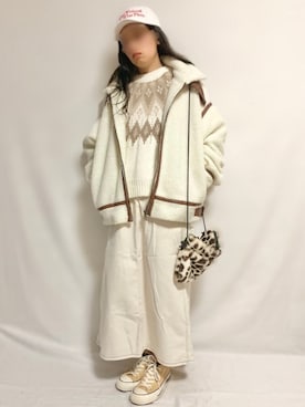 🌷𝒚𝒖𝒖𝒓𝒊.🌷さん（レディース・150cm）の冬コーディネート