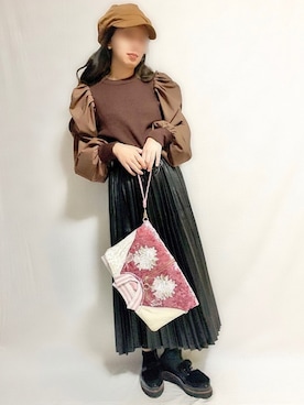 🌷𝒚𝒖𝒖𝒓𝒊.🌷さん（レディース・150cm）の冬コーディネート