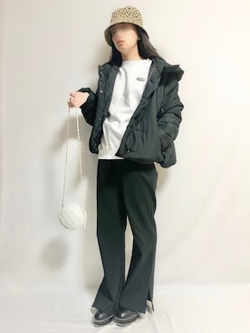 「KIRSH（キルシー）のアイテム（スウェット）」を使った、🌷𝒚𝒖𝒖𝒓𝒊.🌷さん（レディース・150cm）の冬コーディネート
