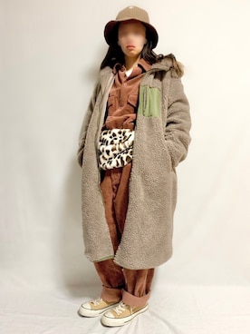 🌷𝒚𝒖𝒖𝒓𝒊.🌷さん(レディース・150cm)の冬コーディネート