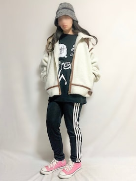 🌷𝒚𝒖𝒖𝒓𝒊.🌷さん（レディース・150cm）の冬コーディネート