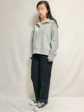 「M nort（エムノート）のアイテム（パンツ）」を使った、🌷𝒚𝒖𝒖𝒓𝒊.🌷さん（レディース・150cm）の冬コーディネート