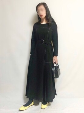 「grandfleur（グランドフルール）のアイテム」を使った、🌷𝒚𝒖𝒖𝒓𝒊.🌷さん（レディース・150cm）の冬コーディネート