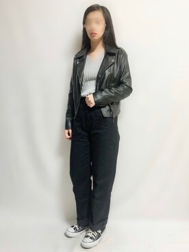 「crie conforto」｜「アイテム（ジャケット/アウター）」を使った、🌷𝒚𝒖𝒖𝒓𝒊.🌷さん（レディース・150cm）の春コーディネート