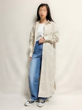 「M nort（エムノート）のアイテム（パンツ）」を使った、🌷𝒚𝒖𝒖𝒓𝒊.🌷さん（レディース・150cm）の春コーディネート