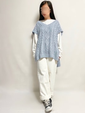 「ミサリナ」｜🌷𝒚𝒖𝒖𝒓𝒊.🌷さん（レディース・150cm）の春コーディネート