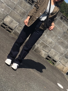 「ANAP USA（アナップユーエスエー）のアイテム」を使った、mi31さん（レディース・154cm）の夏コーディネート