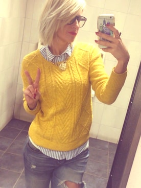 「stripes」｜「アイテム（アクセサリー）」を使った、merriiさん（レディース・170cm）の春コーディネート