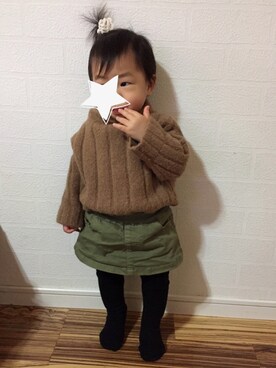 miikiikohiiさん(キッズ・70cm)の冬コーディネート