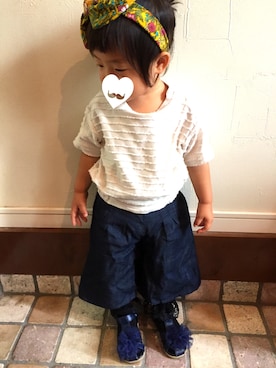 miikiikohiiさん（キッズ・70cm）の夏コーディネート