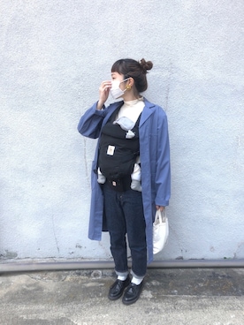 「orslow」｜「アイテム（その他アウター）」を使った、huco_56さん（レディース・157cm）の春コーディネート