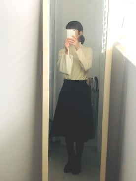 「united arrows」｜「アイテム（レインシューズ）」を使った、huco_56さん（レディース・157cm）の夏コーディネート