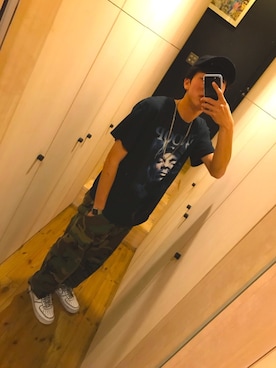 「リメイクシューズ」｜KATEさん（メンズ・175cm）の夏コーディネート