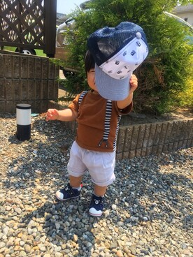 Sayaさん（キッズ・80cm）の春コーディネート