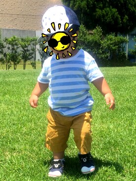 Sayaさん（キッズ・80cm）の夏コーディネート