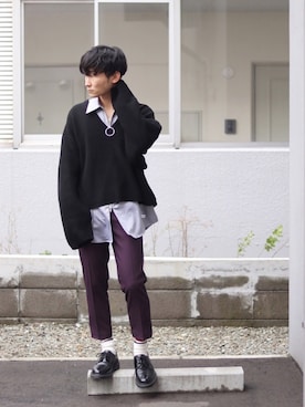 心さん（メンズ・165cm）の秋コーディネート