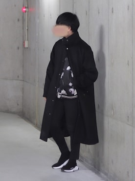 「LAD MUSICIAN（ラッドミュージシャン）のアイテム（ジャケット/アウター）」を使った、心さん（メンズ・164cm）の冬コーディネート