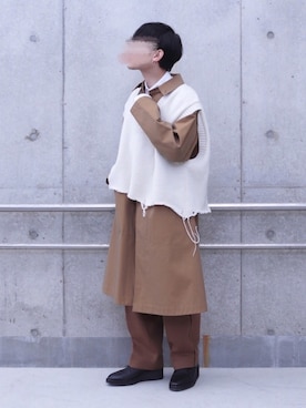 「doublet（ダブレット）のアイテム（トップス）」を使った、心さん（メンズ・164cm）の冬コーディネート
