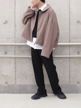「Gosha Rubchinskiy（ゴーシャラブチンスキー）のアイテム（トップス）」を使った、心さん（メンズ・164cm）の春コーディネート