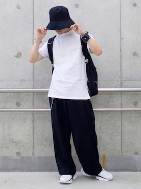 「u170」｜「アイテム（アクセサリー）」を使った、心さん（メンズ・165cm）の夏コーディネート