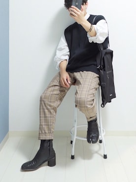 心さん（メンズ・164cm）の秋コーディネート