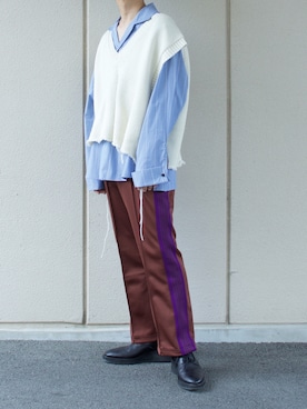 「doublet（ダブレット）のアイテム（トップス）」を使った、心さん（メンズ・164cm）の秋コーディネート
