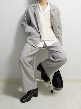 「doublet（ダブレット）のアイテム（トップス）」を使った、心さん（メンズ・164cm）の秋コーディネート