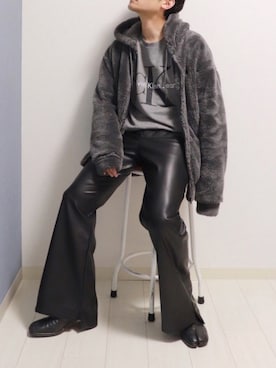 「足袋」｜「アイテム（その他）」を使った、心さん（メンズ・164cm）の冬コーディネート