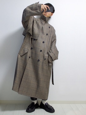 「ANDERSSON BELL（アンダースンベル）のアイテム」を使った、心さん（メンズ・164cm）の冬コーディネート