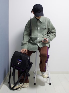 「ADER error（アーダーエラー）のアイテム」を使った、心さん（メンズ・164cm）の冬コーディネート